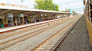 Train Announcement at Viramgam Junction Railway station Kakinada port SF Express Train