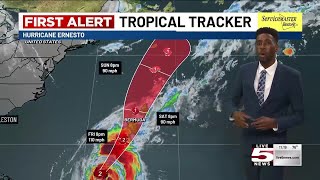 VIDEO: TROPICS: Ernesto strengthens to Category 2 hurricane, moves toward Bermuda