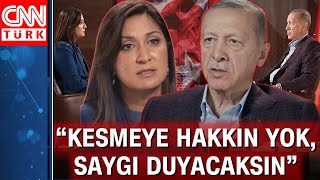 Cumhurbaşkanı Erdoğan'dan ABD'li sunucu Amna Nawaz'a çok sert tepki!