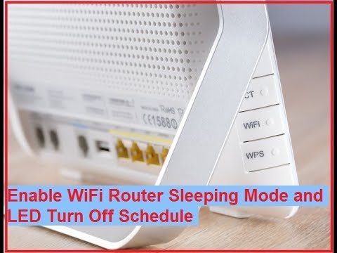 How To Enable Sleeping Mode In WiFi Router - YouTube