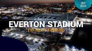 STUNNING NEW EVERTON STADIUM FOOTAGE! | Latest drone video of progress on site