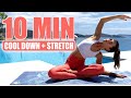 10 MIN COOL DOWN + STRETCH | end your workout right! - guided by angie