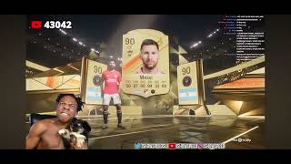 Ishowspeed packs Messi &break down crying 💀
