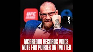 Conor McGregor has a message for Dustin Poirier ahead of UFC 264 👀 #shorts