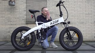 This Foldable Fat Tire E-bike Is A BEAST: ADO A20F Electric Bike Review