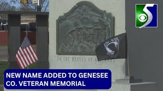 Veterans honored at Genesee County’s war memorial