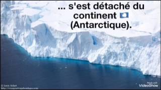 Un des plus gros iceberg jamais vus au monde s'est détaché de l'Antarctique.