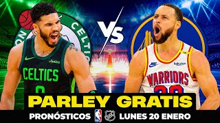 🔥 PRONOSTICOS DE  NBA \u0026 NHL PARA HOY 20 DE ENERO🔥 PARLEY GRATIS 🔥