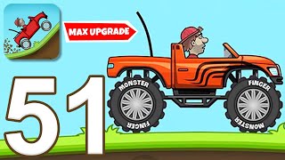 Hill Climb Racing - Gameplay Walkthrough Part 51 - Monster Truck Max Upgraded (iOS, Android)