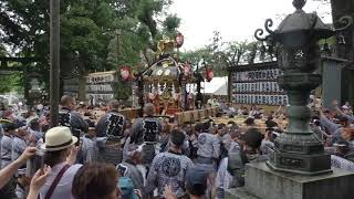 令和元年下館祇園祭　　明治神輿＆玉依姫の女子神輿宮入