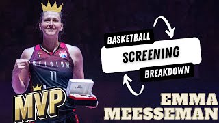 Basketball QUEEN of EUROPE - EMMA MEESSEMAN's BALL SCREEN READS Breakdown | BYT Breakdown