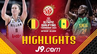 Magic Meesseman leads Belgium 🇧🇪 to the Olympic Games | J9 Highlights | FIBA Women's OQT 2024