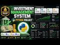 📈💰 Investment Management System Using Python | Complete Python OOP Project | Investment Tracker