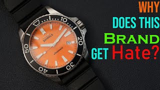 Shinola The Lake Huron Monster Automatic - Swiss Sellita SW200 - 300m Dive Watch from Detroit