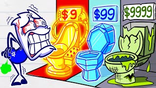 "It Goes A Wrong Way" - Max CANNOT AFFORD The Right The Restroom | Max's Puppy Dog Cartoons