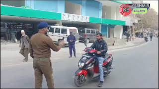 DYSP traffic NH44 banihal in action