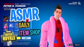 ASMR Fortnite NEW Zellfy Spider-Gang Bundle! Daily Item Shop 🎮🎧 Relaxing Whispering 😴💤