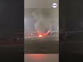 Grounded SpiceJet Aircraft Catches Fire During Maintenance at Delhi Airport