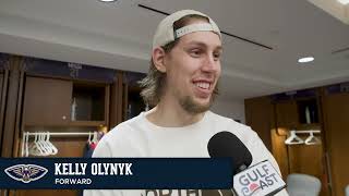 Kelly Olynyk | Pelicans-Spurs Postgame Interview 2/23/25