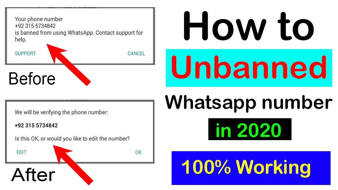 My Whatsapp Number Is Banned How To Unbanned || How To Unbanned ...