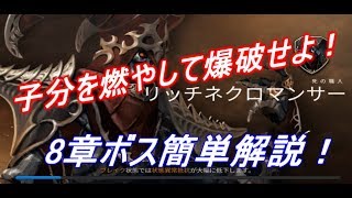 【ハンドレッドソウル】8章ボス攻略！ウィッチネクロマンサー編