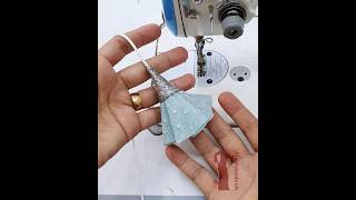 خياطة جرس  لتزيين الملابس - Rose stitching #خياطة #fashion #viral  #فصالات #sewing