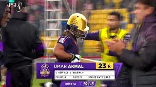 Umar Akmal Sixes. Umar Akmal comeback match winning performance with 3 sixes.