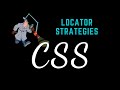 2. Element Locator Strategy using CSS - Write Dynamic CSS Selectors