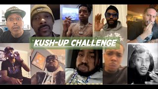 Kush-Up Challenge | Rappers in Quarantine Participate in Weed Smoking Challenge During Coronavirus