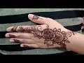 New Arabic style henna for beginners by ashi' mehndi.....