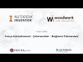 WoodWork for Inventor - Video 3/6 - Çekmeceler ve Bağlantı Elemanları Yerleştirme