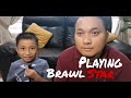 a new fun game that ammar just install at ammar's phone - playing brawl Star -