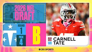 Titans select Carnell Tate No. 4 overall | 2026 NFL Draft Grades & Reaction