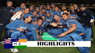 India vs New Zealand 5th ODI Highlights (D/N) Auckland, India tour of New Zealand 2009