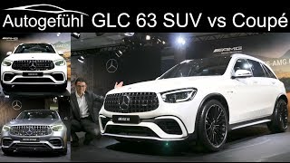 Mercedes GLC 63 S AMG SUV vs Coupé comparison REVIEW Exterior Interior Facelift 2020