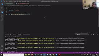Mock Technical Interview: String Permutations in Python