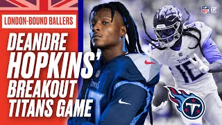 DeAndre Hopkins BREAKS OUT As A Titan | 140 Receiving Yards vs Colts 💪 | NFL UK
