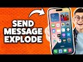 How To Send Message With Explode Effect On iPhone 2026 (Step-By-Step Tutorial)