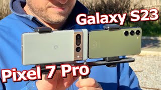 Samsung Galaxy S23 VS Pixel 7 Pro Camera Comparison!