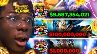 MOST EXPENSIVE BEST LOOKING ANIMATIONS?! REACTION! (Dokkan Battle)