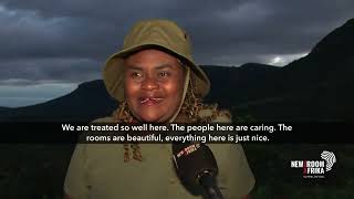 Tourists brave the rain chasing the Limpopo sunset