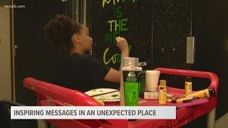 Inspiring messages in an unexpected place