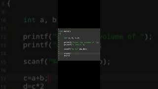 #59 | Basic Computer Programming | C Tutorial Exercise60 #shorts #coding #clanguage
