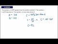 the number a is 60% greater than the positive number b. sat 25faa756