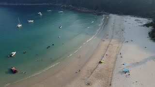 [4K HD] DJI Mini 2 航拍 | 西貢浪茄灣沙灘 Long Ke Wan  | 捉緊夏天的尾巴 #DJI #mini2 #航拍 #浪茄灣