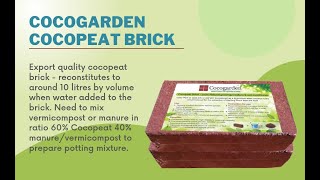 How to use Coco peat Brick? #gardening #cocopeat