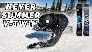 Never Summer's New TRIPLE CAMBER TWIN | V-Twin Snowboard Review