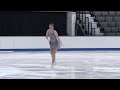 senior women free skate 2025 eastern sectional singles final