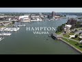 Hampton, Virginia - [4K] Drone Tour