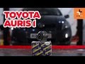 Come sostituire i gommini barra stabilizzatrice anteriore su TOYOTA AURIS 1 TUTORIAL | AUTODOC